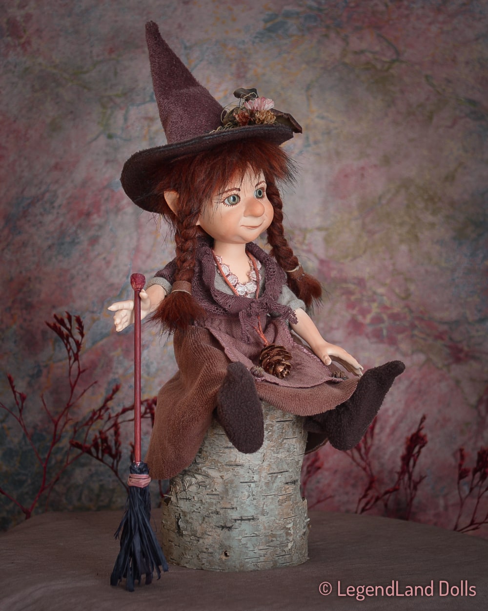 Boszorkány figura: Amelia a kis boszorkány