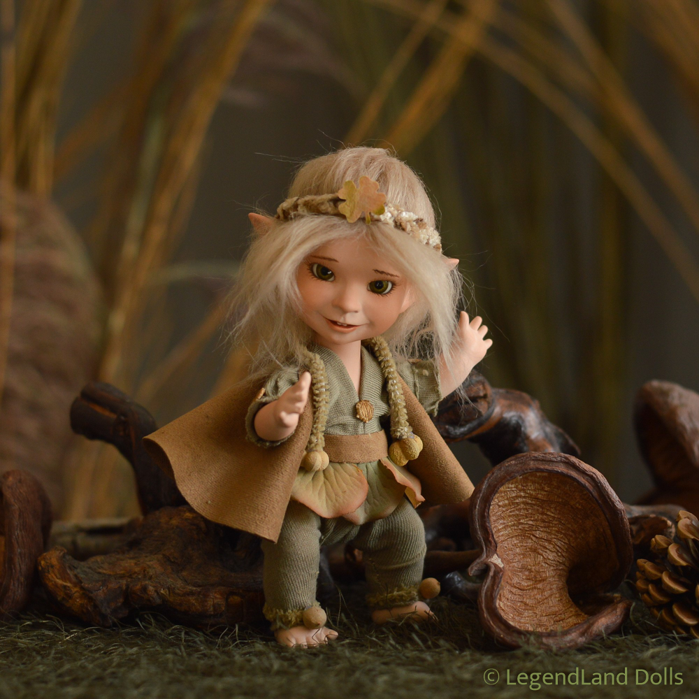 Elf figura: Letta - aprócska elf | LegendLand Dolls