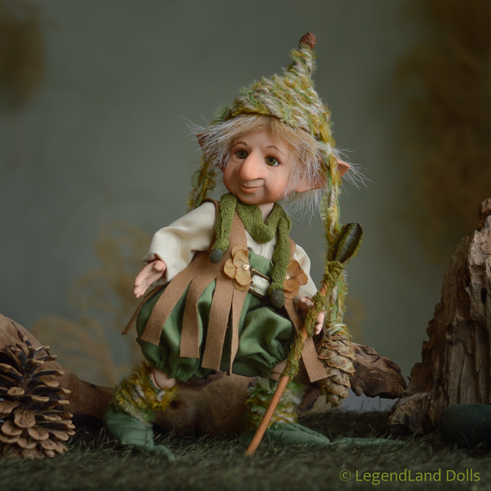 Kobold figura: Tivadar - vadőr kobold | LegendLand Dolls