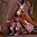 Elf figura: Lonka - elbűvölő elf kislány | LegendLand Dolls